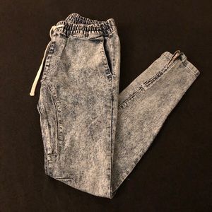 Pacsun Acid Wash Demin Joggers